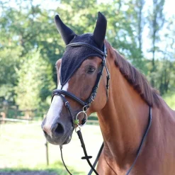 Lami-cell - Bonnet long pour chevaux Silentair noir