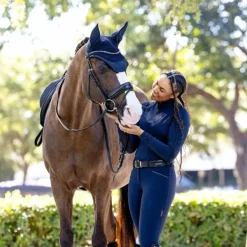LeMieux - Bonnet pour chevaux Finesse marine
