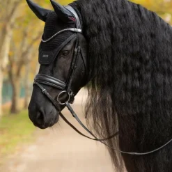 LeMieux - Bonnet pour chevaux anti-mouches Essence noir
