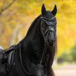 LeMieux - Bonnet pour chevaux anti-mouches Essence noir