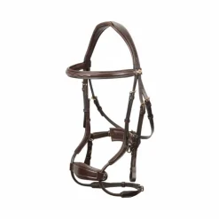 LeMieux - Bridon muserolle anatomique Kudos havane