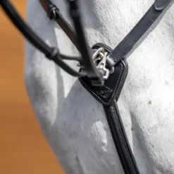 LeMieux - Collier de chasse D-Ring Attachment noir/ argent