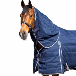 LeMieux - Couvre-cou pour chevaux d’écurie Kudos marine 50g