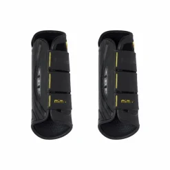 LeMieux - Guêtres de cross MimSafe postérieurs noir/ jaune