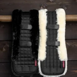 LeMieux - Housse de sangle de dressage Simuwool noir