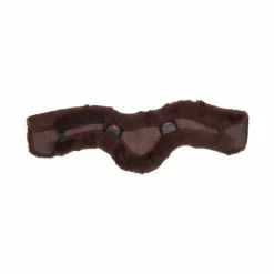 LeMieux - Housse de sangle de saut d’obstacle Anatomic en laine mérinos+ marron