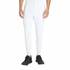 LeMieux - Pantalon d’équitation homme Classique Full Grip blanc