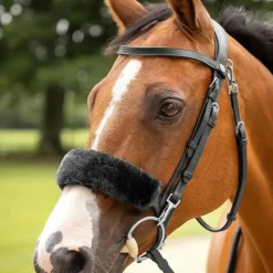 LeMieux - Protège-muserolle en laine Simuwool noir