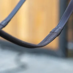 LeMieux - Rênes en caoutchouc marron/ argent