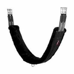 LeMieux - Sangle anatomique doublée polaire Fleece Lined noir/ noir