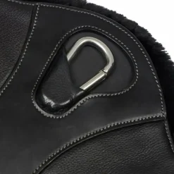 LeMieux - Sangle bavette courte doublure laine synthétique Arika noir