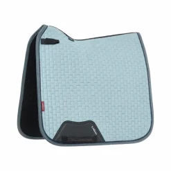 LeMieux - Tapis de dressage Square en suédine bleu glacier