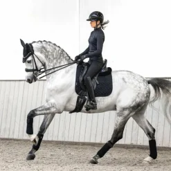 LeMieux - Tapis de dressage Crystal Suede Square noir