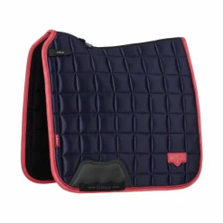 LeMieux - Tapis de dressage Square Loire Classic marine/ cranberry