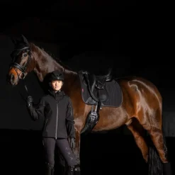 LeMieux - Tapis de dressage Pro Sorb Plain 2 Square noir