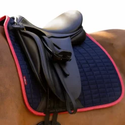 LeMieux - Tapis de dressage Square suédine marine/ cranberry