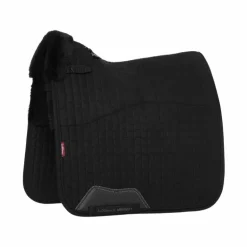 LeMieux - Tapis de dressage Merino + avec amortisseur intégré noir