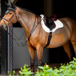 LeMieux - Tapis de selle mixte Pro Sorb Plain 2 Square blanc