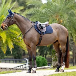 LeMieux - Tapis de selle Pro Sorb Plain 2 Square marine