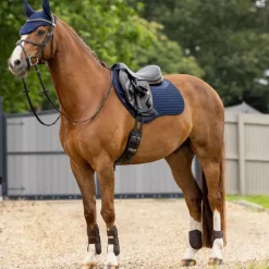 LeMieux - Tapis de selle Square Soft Shell anti glisse marine