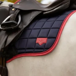 LeMieux - Tapis de selle Square Loire Classic marine/ cranberry