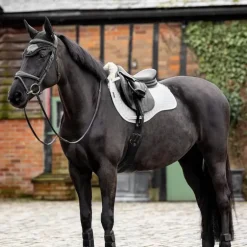 LeMieux - Tapis de selle Square Mixte Merino + blanc/ naturel