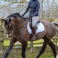 LeMieux - Tapis de selle Square Mixte Coton blanc