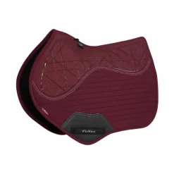 LeMieux - Tapis de selle Square Soft Shell anti glisse bordeaux