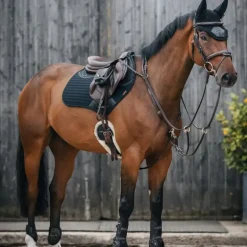 LeMieux - Tapis de selle Square Soft Shell anti glisse noir
