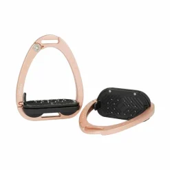 LeMieux - Étriers de sécurité Vector Control rose gold