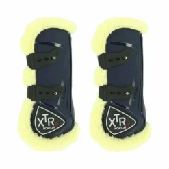 Norton - Guêtres cheval XTR à boutons mouton marine x2