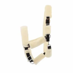 Norton - Licol "Full" mouton synthétique noir/Ecru