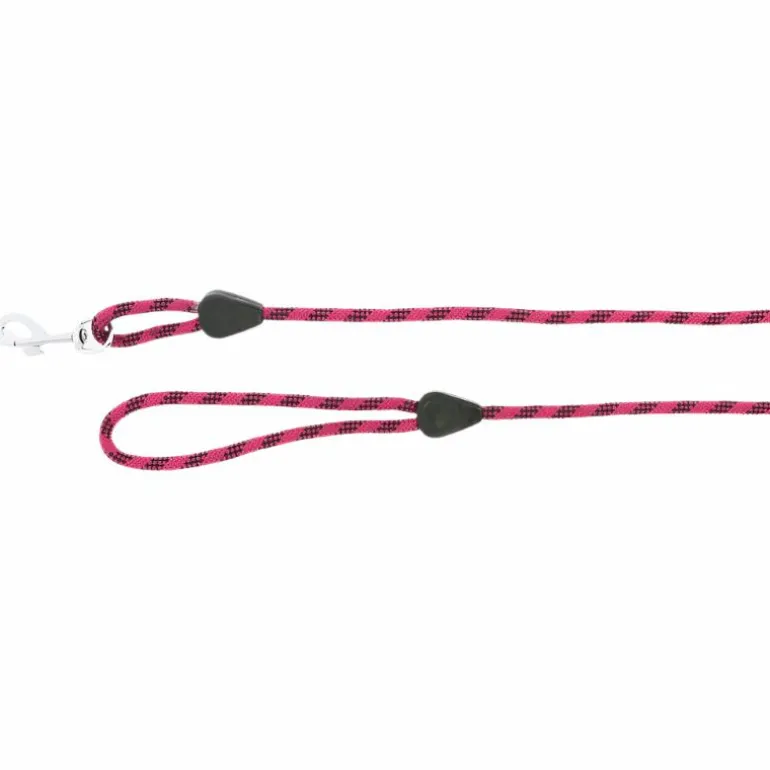 Norton - Longe corde avec poignée framboise/ noir
