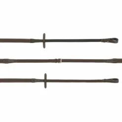 Norton Pro - Rênes caoutchouc havane 16 mm