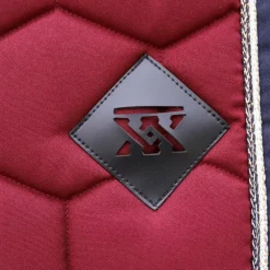 Oxxer - Tapis de selle Monogramme bordeaux