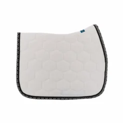 Oxxer - Tapis de selle Monogramme blanc/ noir