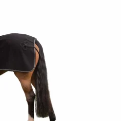 Paddock Sports - Couvre-reins polaire Diagonal noir