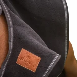 Paddock Sports - Couvre-reins polaire Diagonal noir