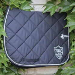 Paddock Sports - Tapis de selle prems écusson noir