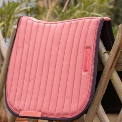 Paddock Sports - Tapis de selle Verticali pêche/ noir