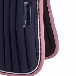 Paddock Sports - Tapis de selle Verticali marine/rose