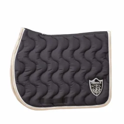 Paddock Sports - Tapis de selle origine écusson noir