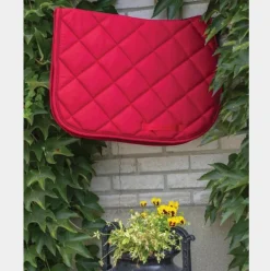 Paddock Sports - Tapis de selle prems rouge