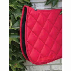 Paddock Sports - Tapis de selle prems rouge