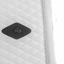 Pénélope - Tapis de dressage Calisson blanc/ blanc