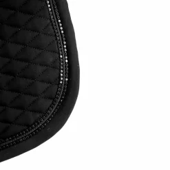 Pénélope - Tapis de selle Calisson noir/ noir