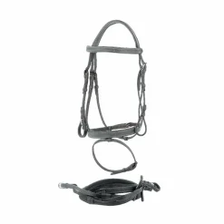 Privilege Equitation - Bridon Grandville combiné avec rênes noir