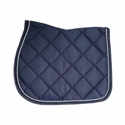 Privilège Equitation - Tapis de selle Palm Beach Marine / Argent / Marine
