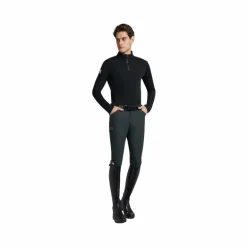 RG Italy - Baselayer manches longues homme RG Jersey Fleece noir