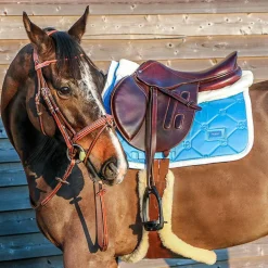 Riding World - Amortisseur pour chevaux blanc